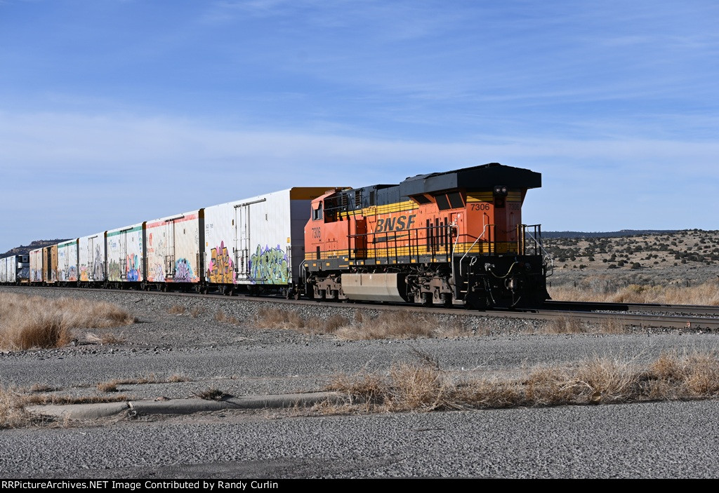 BNSF 7306 Rear DPU
